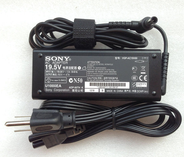 @New Original Genuine OEM Sony 90W AC Adapter for Sony VAIO SVS15116GGB Notebook