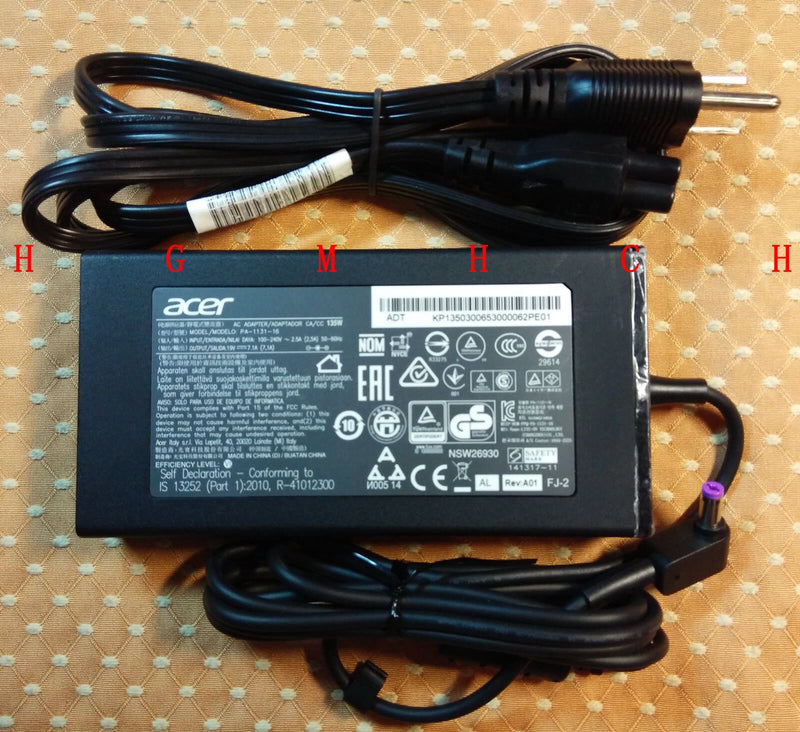 @New Original OEM Acer 135W 19V 7.1A Cord/Charger Aspire V15 V5-591G-74MJ Laptop