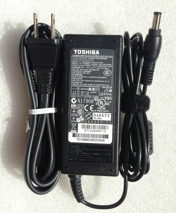 Original Battery Charger TOSHIBA Satellite C655D-S5084 L505 L505-S6946 L655-S509