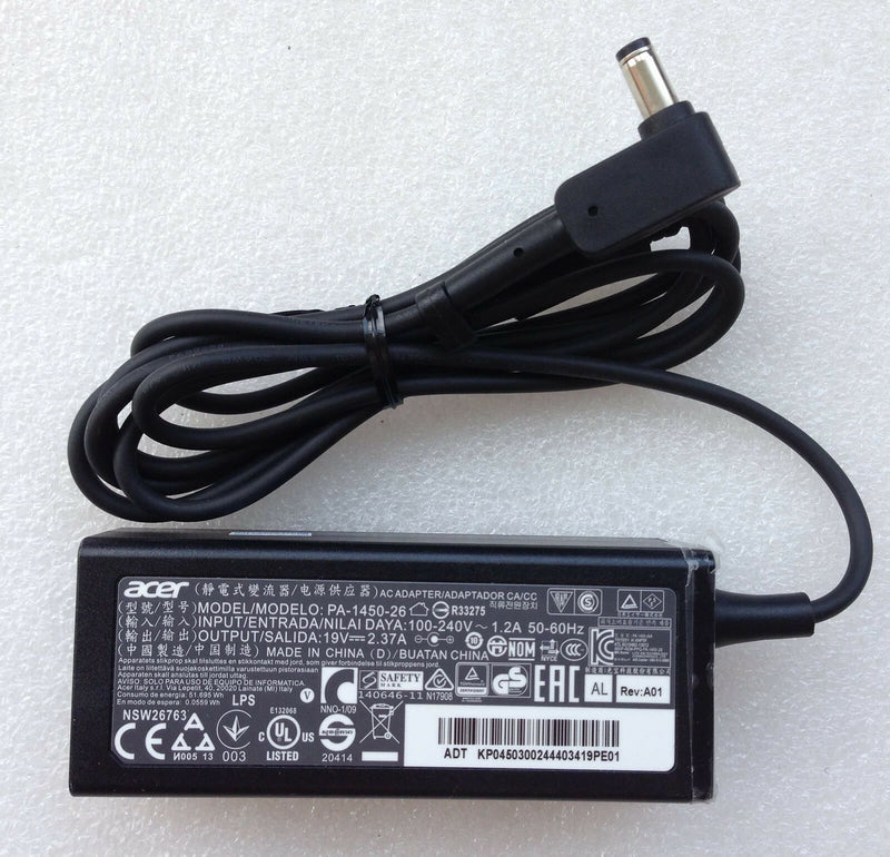 Original OEM Acer 45W AC/DC Adapter for Aspire F5-573-713E,PA-1450-26,A13-045N2A