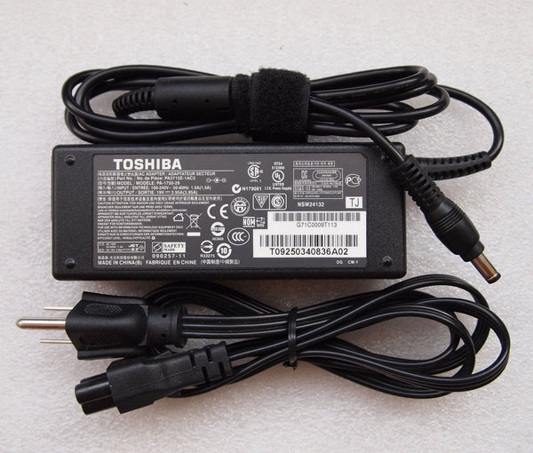 Original Genuine Toshiba SATELITE L305 M305 AC Power Adapter Cord/Charger 75W