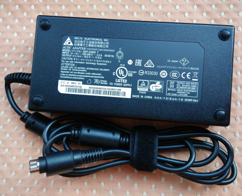 @Original OEM Delta 230W 19.5V AC Adapter for MSI GT73VR 6RE(Titan)-017US Laptop