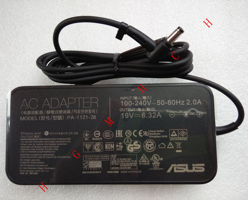 New Original OEM ASUS 120W Slim AC Adapter for ASUS N551VW-CN058T,N551JX-CN089T