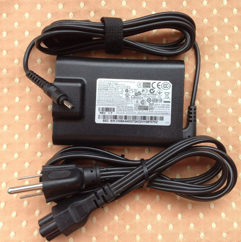 New Original OEM Samsung 40W 19V AC Adapter for Samsung NP900X3A-B07US Ultrabook