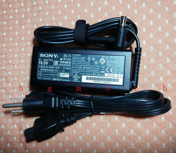 New Original Genuine OEM Sony AC Adapter Charger Vaio Fit 15A SVF15NB1GL Flip PC