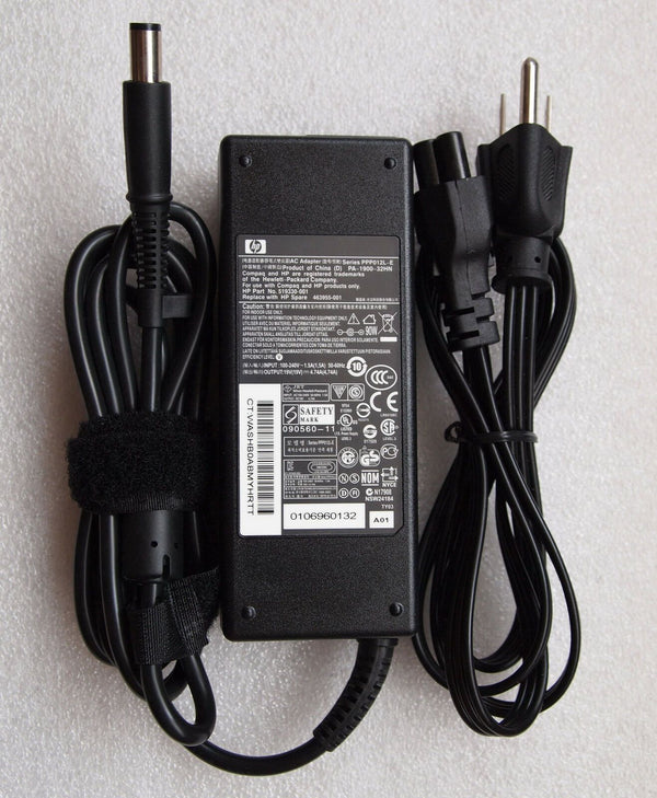 Original Genuine OEM HP 90W AC Power Adapter for HP EliteBook 8540p 8540w 8740w