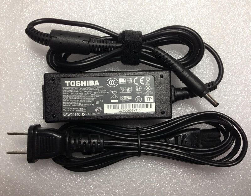 @Original OEM Toshiba 30W Cord/Charger Thrive AT105-T1016, PDA01U-00101F Tablet