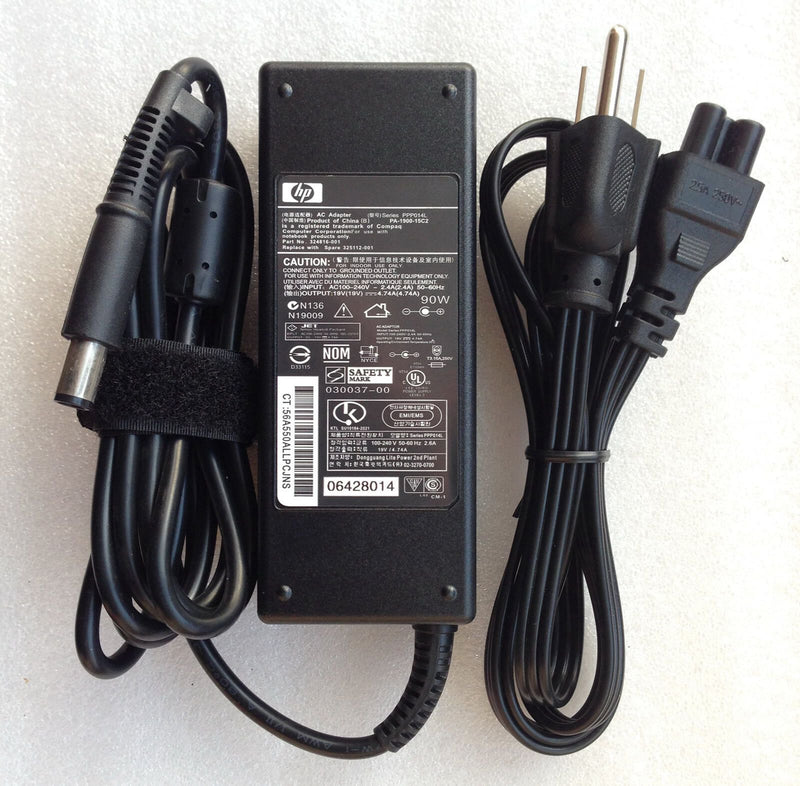 Genuine ac adapter+power cord for HP PA-1900-15C2 324816-001 325112-001