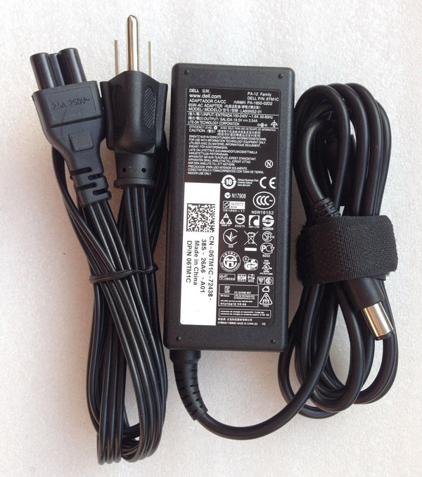 @Original Dell 65W AC Adapter for Inspiron 11-3147,P20T001 LA65NS2-01,HA65NS5-00