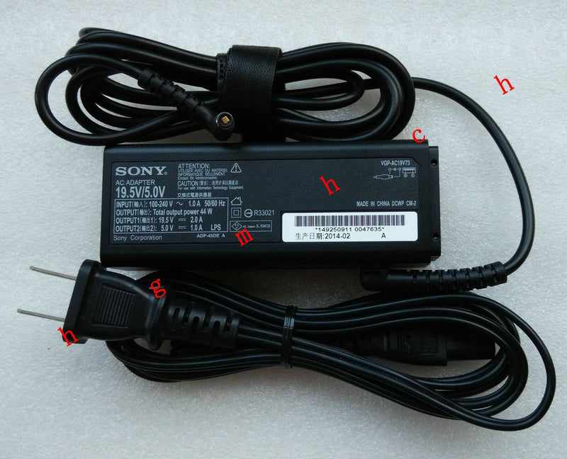 @Original OEM Sony AC Adapter for Vaio Fit 13A SVF13N23CXB,VGP-AC19V73 Flip PC