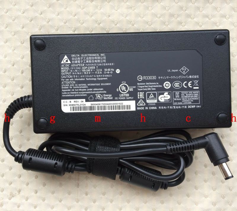 @Original OEM MSI Delta 230W 19.5V AC Adapter for MSI GE63 Raider RGB-010 Laptop