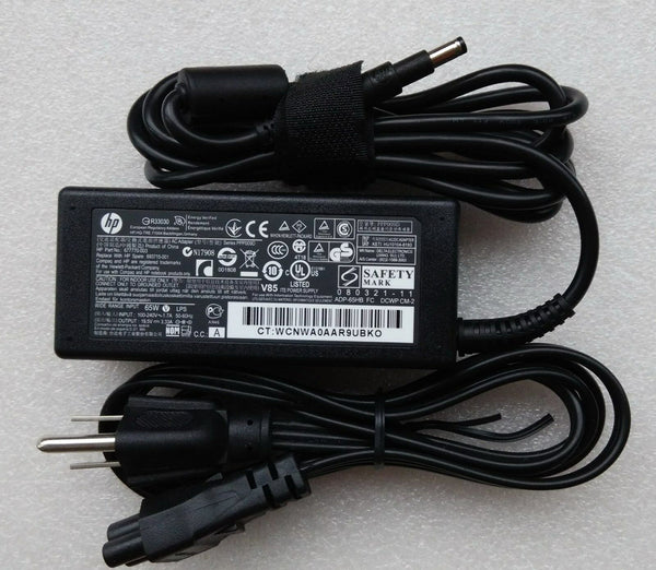 Original OEM HP 65W 19.5V AC Adapter for Pavilion Sleekbook 14-b017cl,677770-003