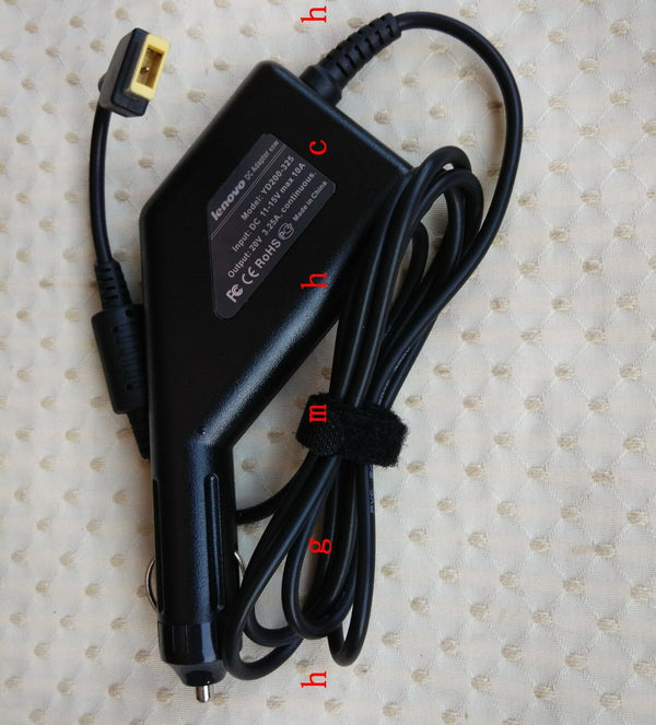 New Original OEM 65W DC Car Charger for Lenovo ThinkPad E570 20H5007WUS Notebook