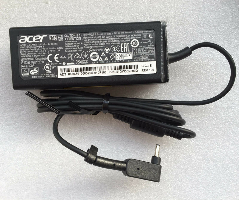 @Original OEM Acer 45W 19V AC Adapter Charger for Acer Aspire V3-371-52GP Laptop