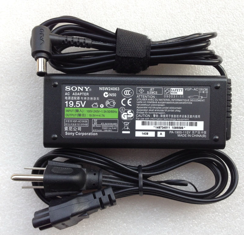 OEM AC Adapter Charger for Sony Vaio PCG-6G4L pcg-7113l