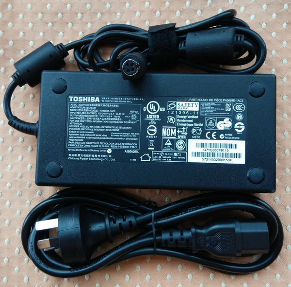 @Original OEM Toshiba 180W 19V 9.5A Cord/Charger LX830 PQQ19A-01G00R AIO Desktop