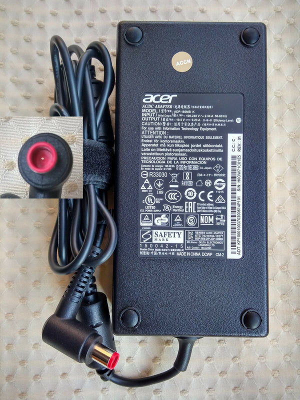 New Original OEM Acer 180W AC/DC Adapter for Predator 17 G9-791-73EX,ADP-180MB K