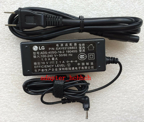 @Original LG 40W AC Adapter&Cord for LG gram 13Z950-A.AA3WU1,13Z950-GR30K,19040G