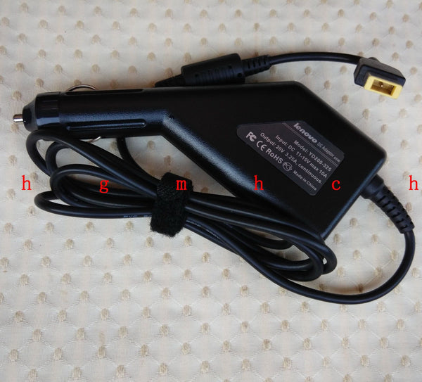 @Original OEM Slim Tip DC/In Car Charger for Lenovo ThinkPad T470s Series Laptop