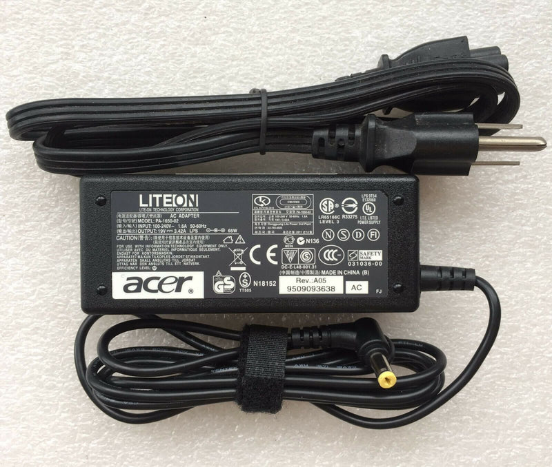 New Original OEM AC Adapter&Cord for Acer Aspire 4551G 4552 4553 4625 PA-1650-02