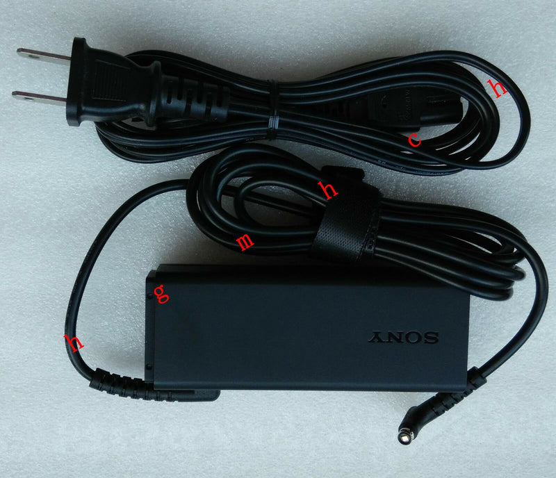 Original Sony 19.5V 2A/1A AC/DC Adapter for Vaio Fit 13A SVF13N23CXB,VGP-AC19V73