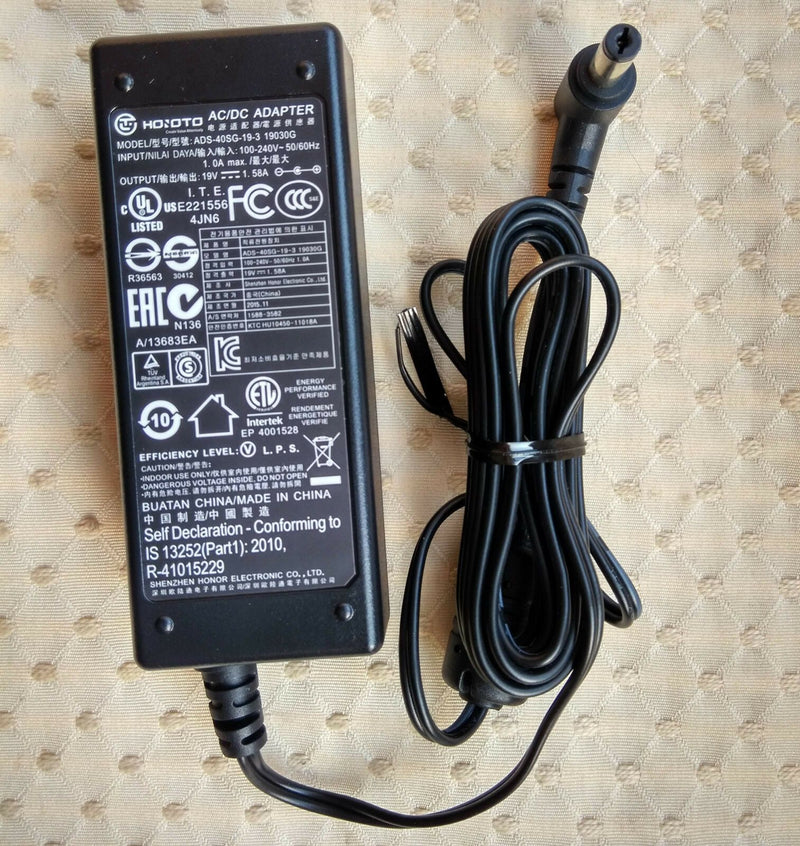 New Original OEM 19V 1.58A 30W AC/DC Adapter&Cord for Acer S211HL/BD LCD Monitor