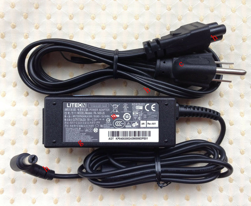 New Original Genuine OEM AC Adapter&Cord/Charger for Acer FT200HQL LCD Monitor