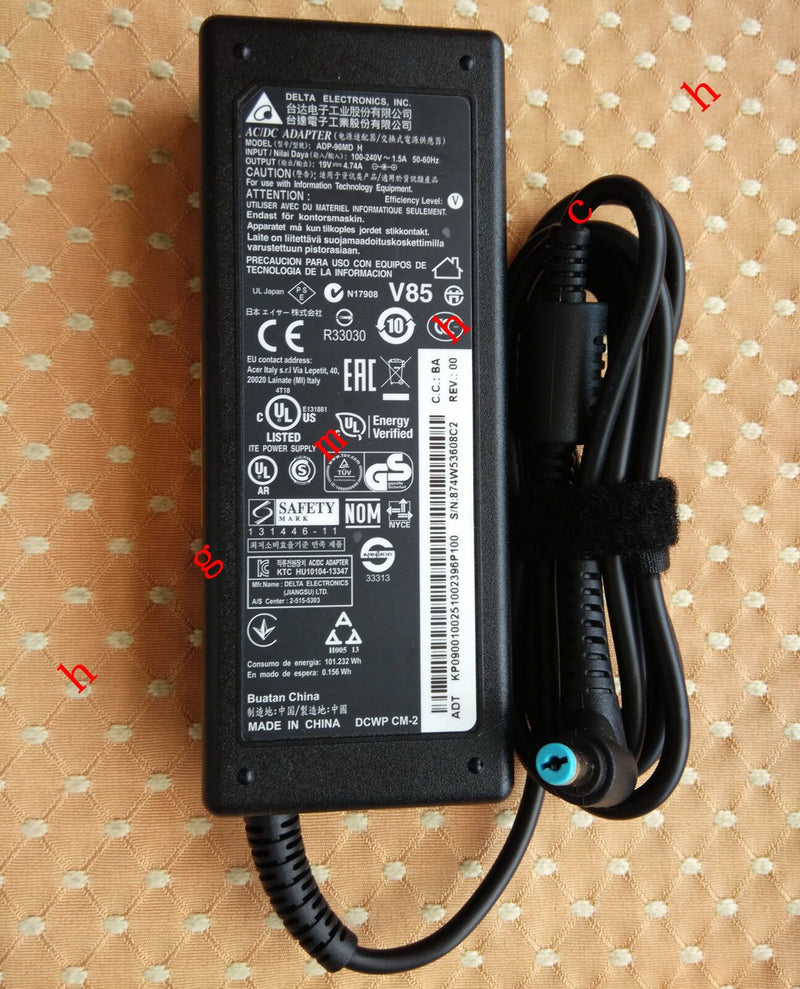 Original OEM 90W 19V 4.74A AC Adapter for Acer Aspire AZ3-710-UR53 TS All-In-One