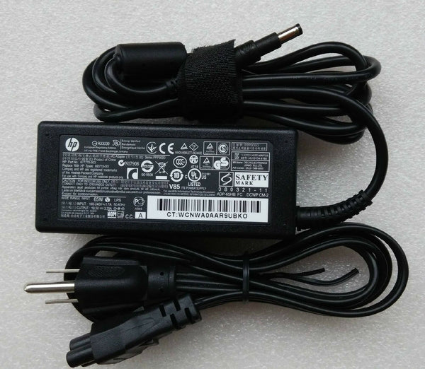 Original OEM HP 65W Cord/Charger Envy SLEEKBOOK 4/6 Series,PPP009D,693715-001 PC