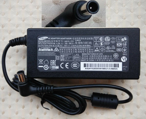 Original OEM SAMSUNG A4819_FDY 19V 2.53A Cord/Charge UN32J4000AFXZA LED Smart TV