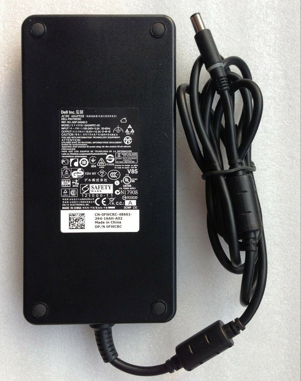 New Original Dell Alienware M17x,M17x R2, M17x R3,M17x R4 240W AC Adapter&Cord@@