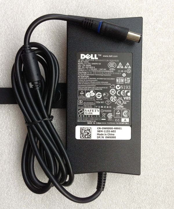 New Original Genuine OEM Dell 90W Slim AC Adapter for Vostro 3350,PA-3E Notebook