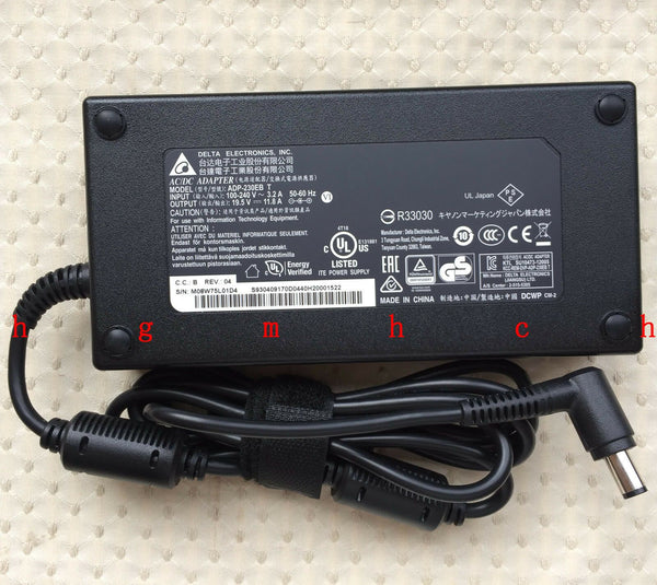 @Original OEM Delta 230W 19.5V 11.8A AC Adapter for MSI GE63VR Raider-213 Laptop