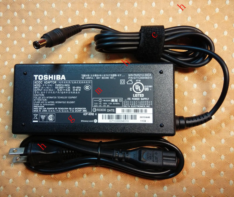 New Original OEM 90W 15V AC Adapter for TOSHIBA Satellite P100/P105,PA2521U-3ACA