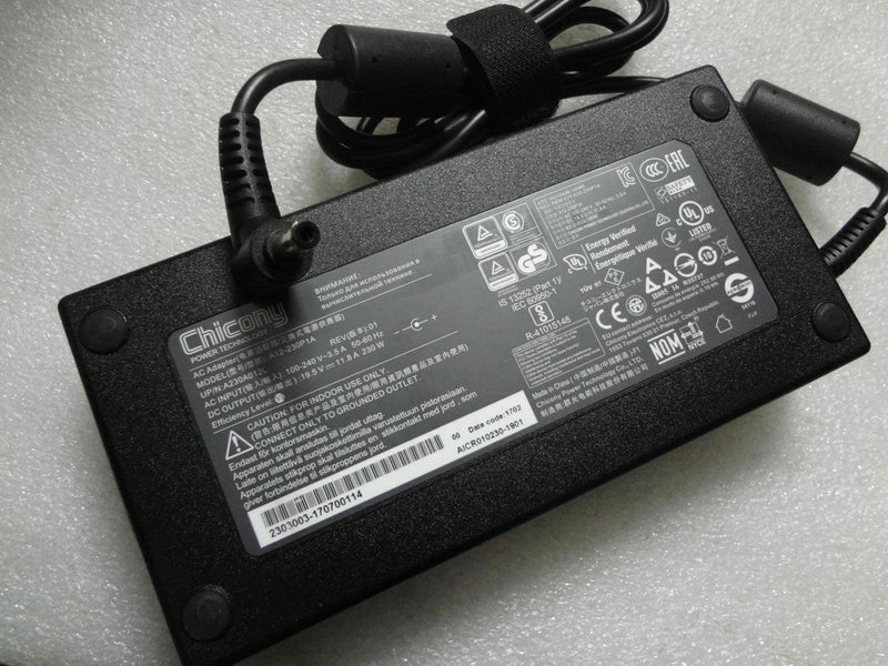 New Original OEM 230W 19.5V AC/DC Adapter&Cord for ASUS ROG Strix GL502VS-GZ221T