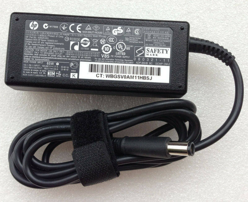 Original HP charger Compaq 609939-001,608425-003,PPP009D 65W Smart AC/DC Adapter