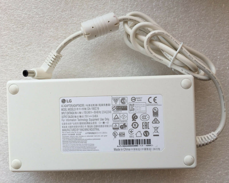 Original LG 19V 9.48A AC Adapter for LG 32UD99-W,DA-180C19 Ultra ISP LED Monitor