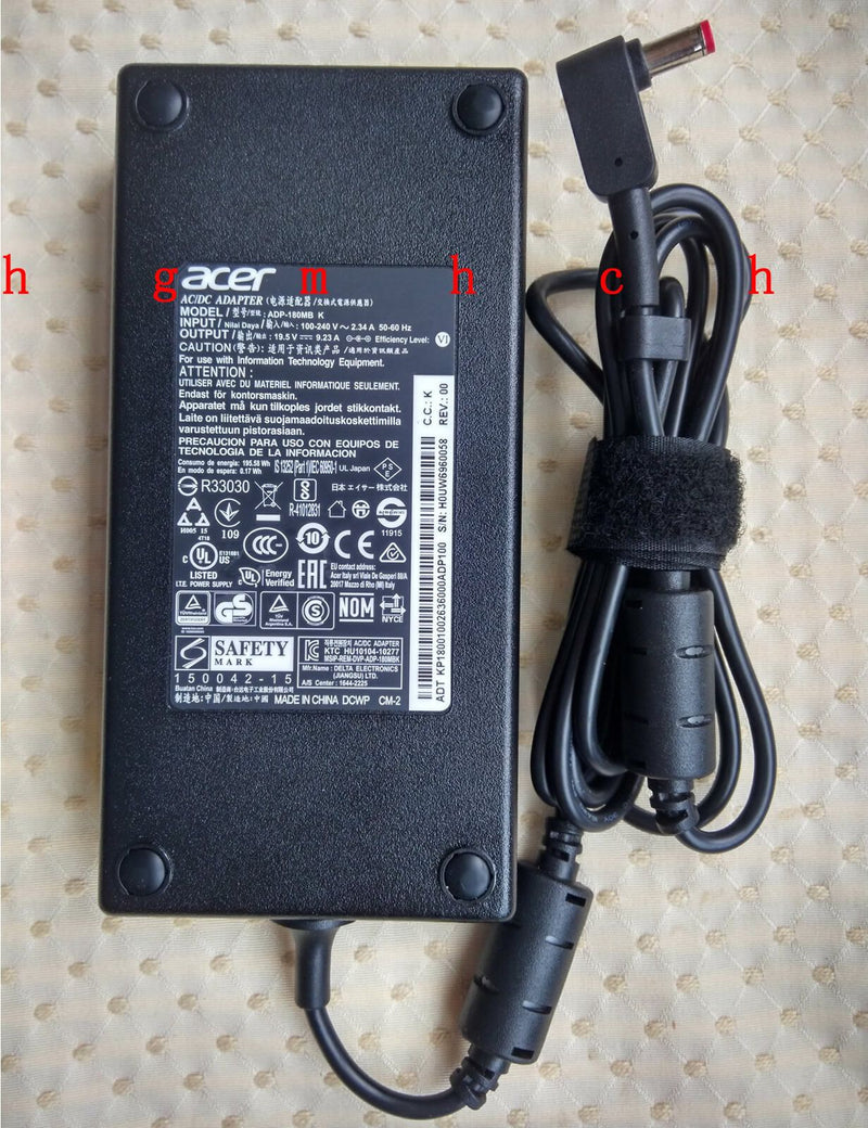 New Original OEM Acer 19.5V 9.23A AC Adapter for Predator Helios 300 G3-572-795X