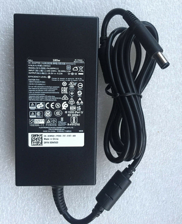 Original OEM Dell Vostro 15-7570 P71F001,FA180PM111,DA180PM111 AC Adapter&Cord@@