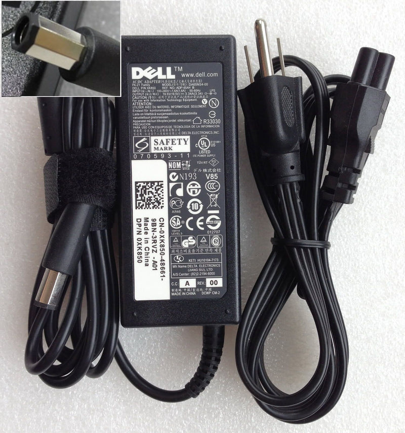 Original Genuine OEM 65W 19.5V AC Adapter for Dell PA-21 XK850 N193 V85 R33030