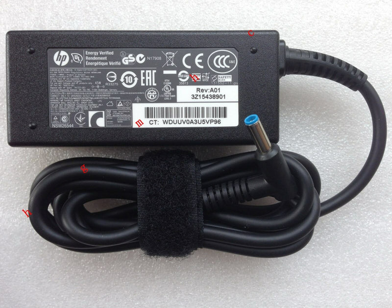 New Original Genuine OEM HP 45W AC Adapter for HP 15-r029wm/G9D74UA