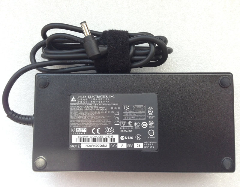 @Original OEM Delta 19.5V 9.2A 180W AC Adapter for MSI GT70 2PE-1468TH Notebook