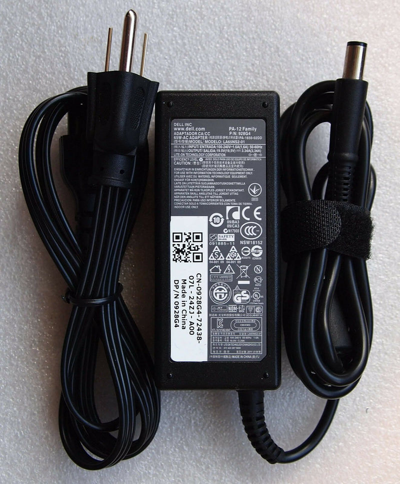 @Original OEM Dell 65W 19.5V 3.34A AC Adapter for Dell Vostro 2520,2521 Notebook