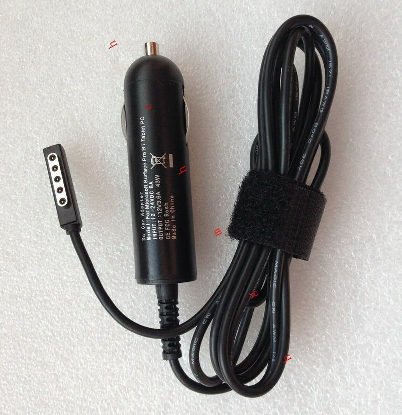 @Original OEM 43W Car Charger Microsoft Surface Pro 2,6CX-00004,7SX-00004 Tablet