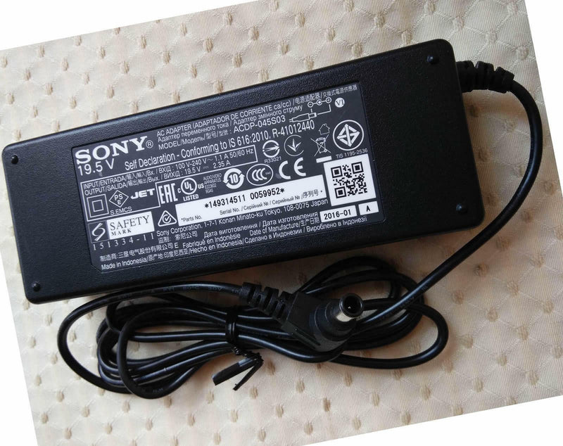 New Original OEM Sony 19.5V AC/DC Adapter for Sony Bravia KDL-32R403C LCD/LED TV