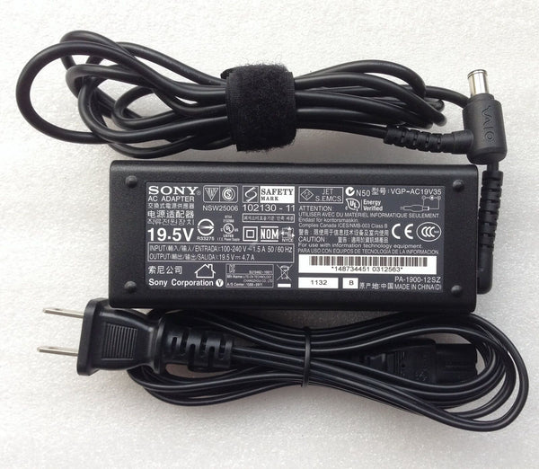 Original Genuine AC Power Adapter Charger for Sony VAIO VPCEB3QFX VPCEB32FM