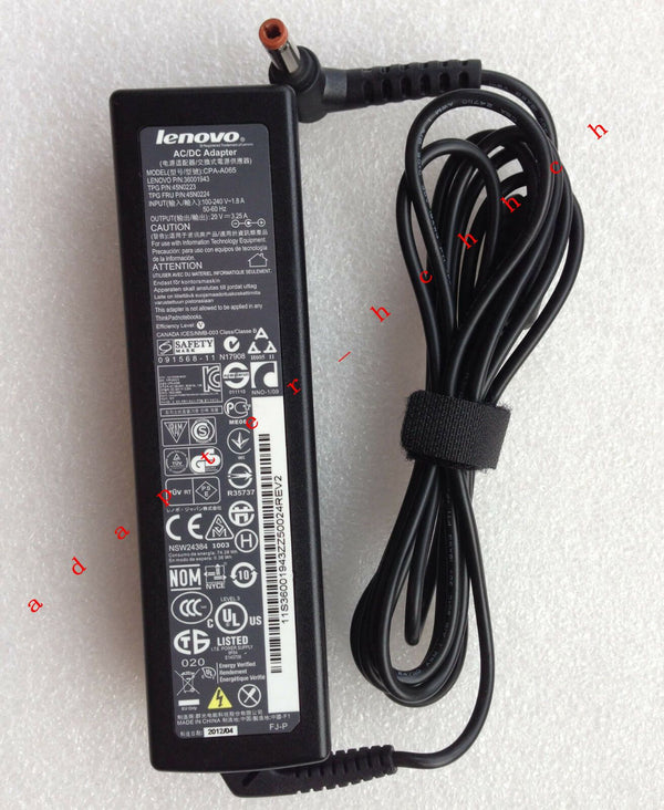 New Original Genuine OEM 65W 20V AC Adapter for Lenovo IdeaPad CPA-A065,36001943