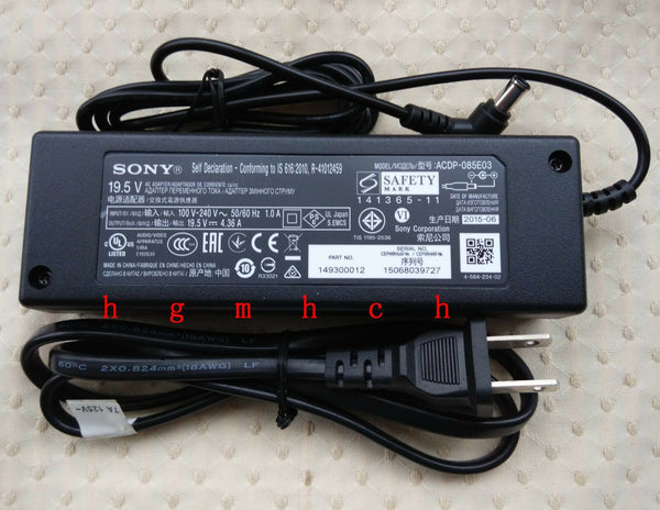 Original OEM Sony 19.5V 4.36A Charger LCD TV KDL-43WD750,ACDP-085E03,ACDP-085S03