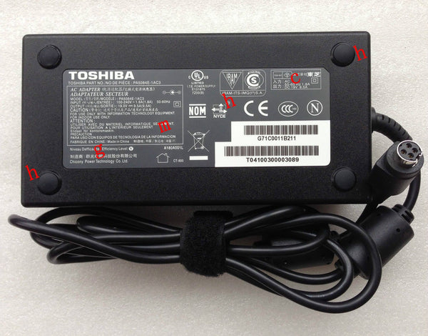 Original OEM Toshiba 180W Cord/Charger Qosmio X70-A00U,PA5084U-1AC3,PA5084E-1AC3