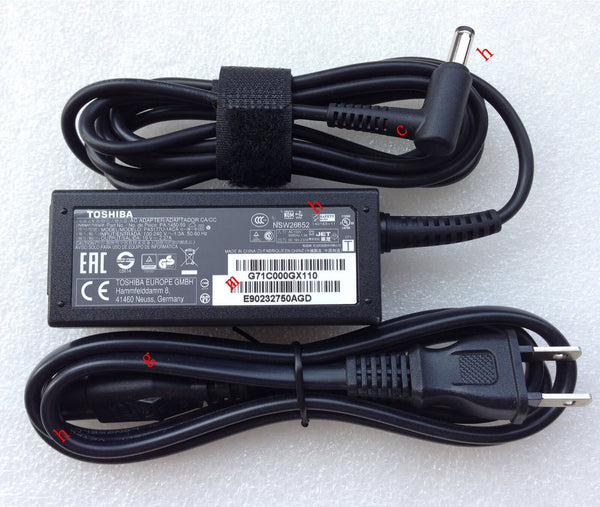 Original OEM 45W AC Adapter for Toshiba Kira Kirabook 13 i5-3337U/PSU7FU-00Y00M